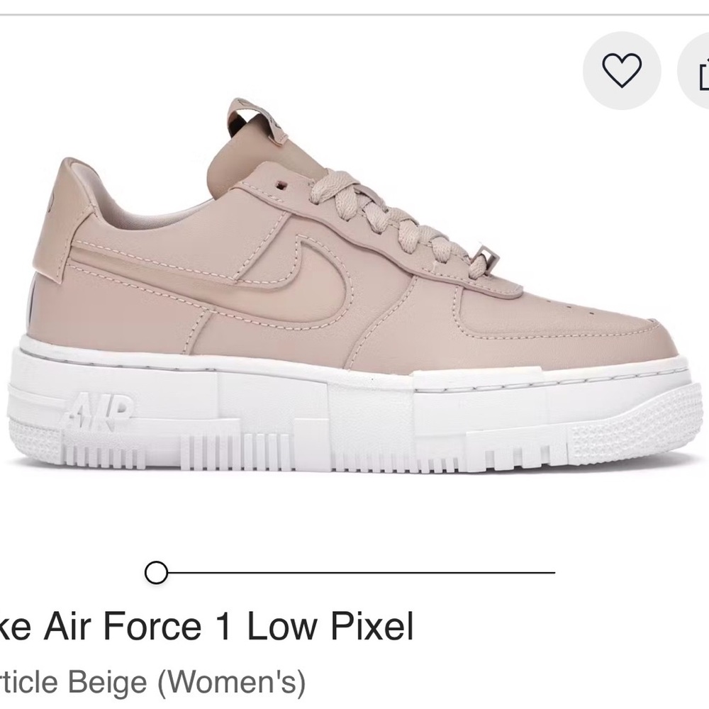 Nike Women's Air Force 1 Low Pixel - Particle Beige